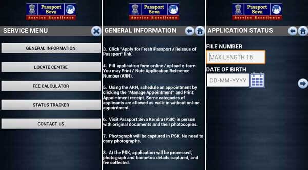 How to Check Passport Status mPassport Seva Apps