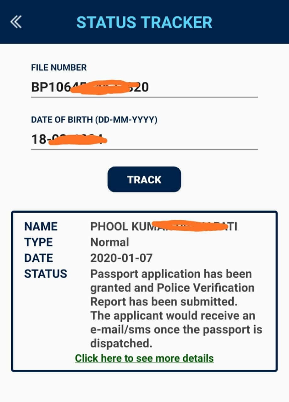 mPassport Seva App